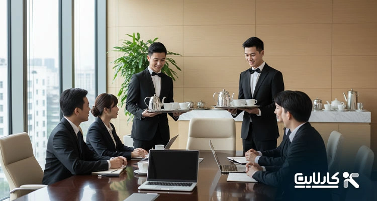 نیروی خدماتی جهت پذیرایی 