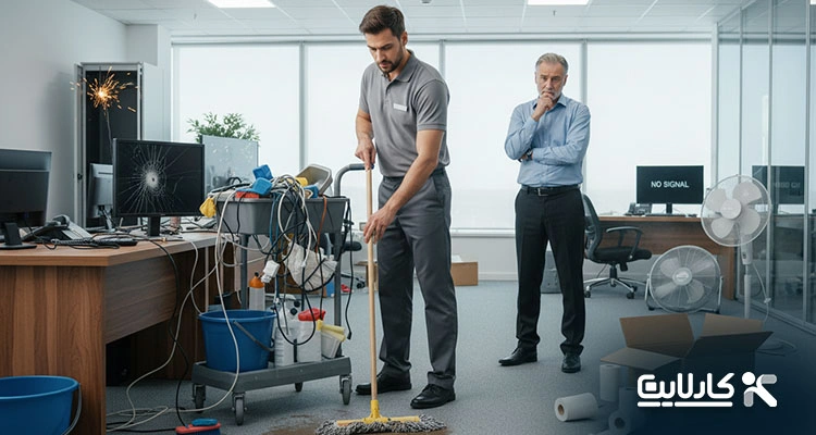 خطراتی که با استخدام یک نیروی خدماتی اشتباه سازمان شما را تهدید می کند